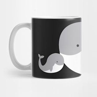 Mummy and baby whale Mug